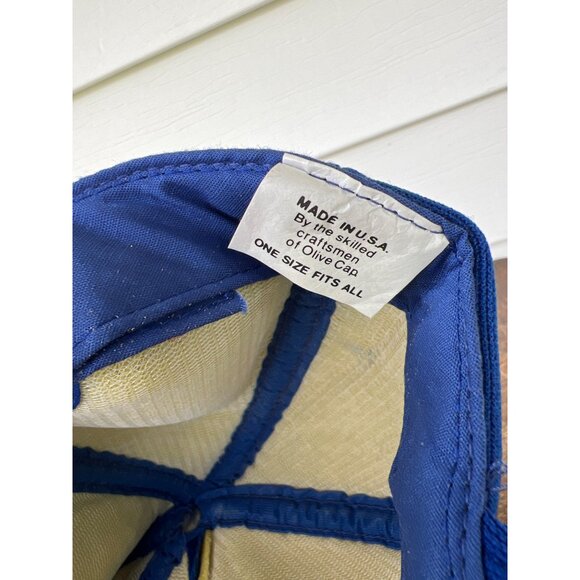 Vintage Diesel Injection Snapback Hat Blue X3 - Picture 4 of 4